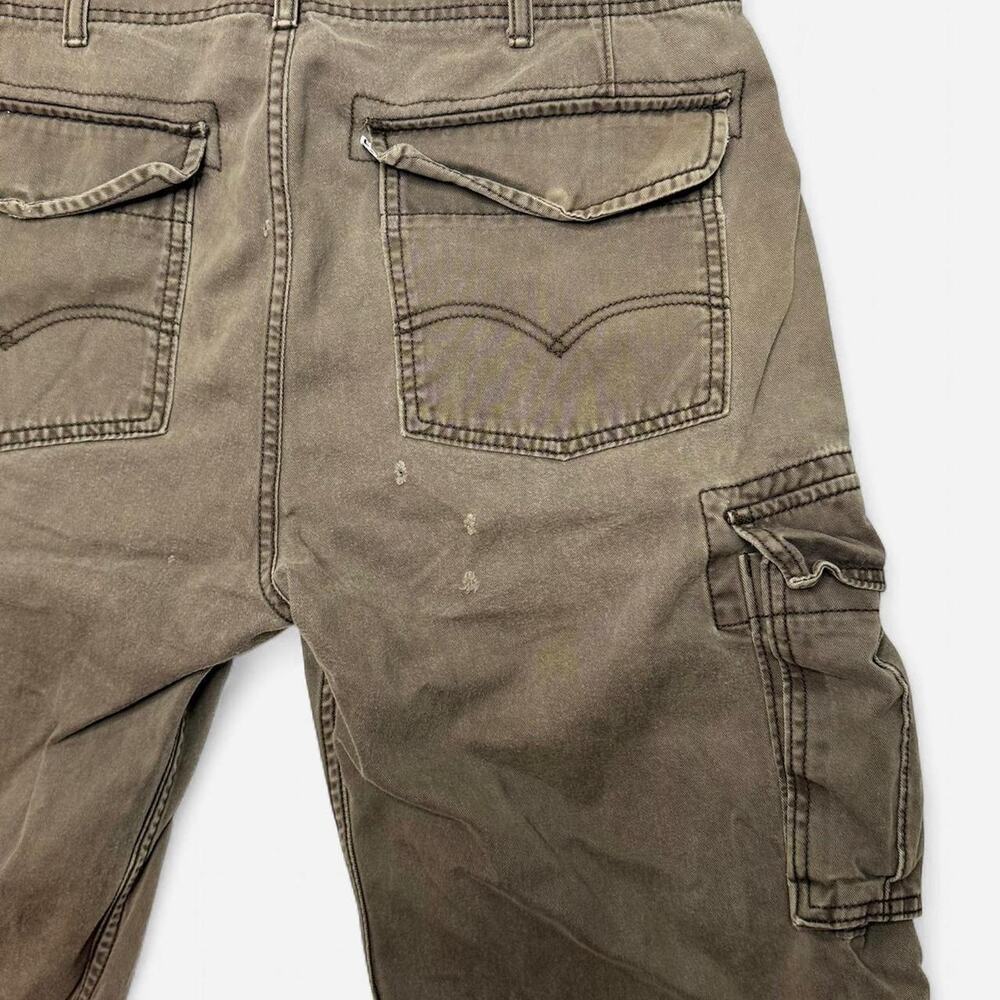 Levi’s Brown Cargo Shorts Mens Size 32 Utility Pockets Workwear Style - Picture 4 of 6